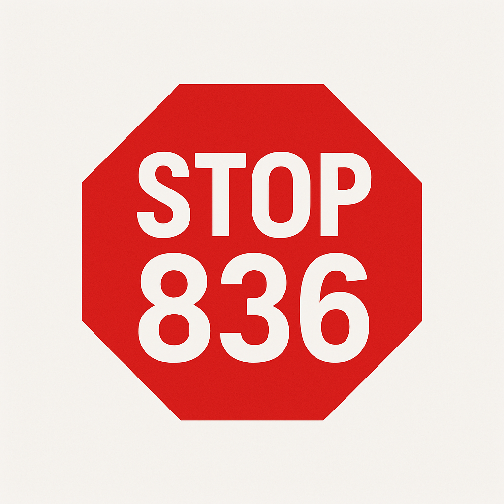 Stop 836